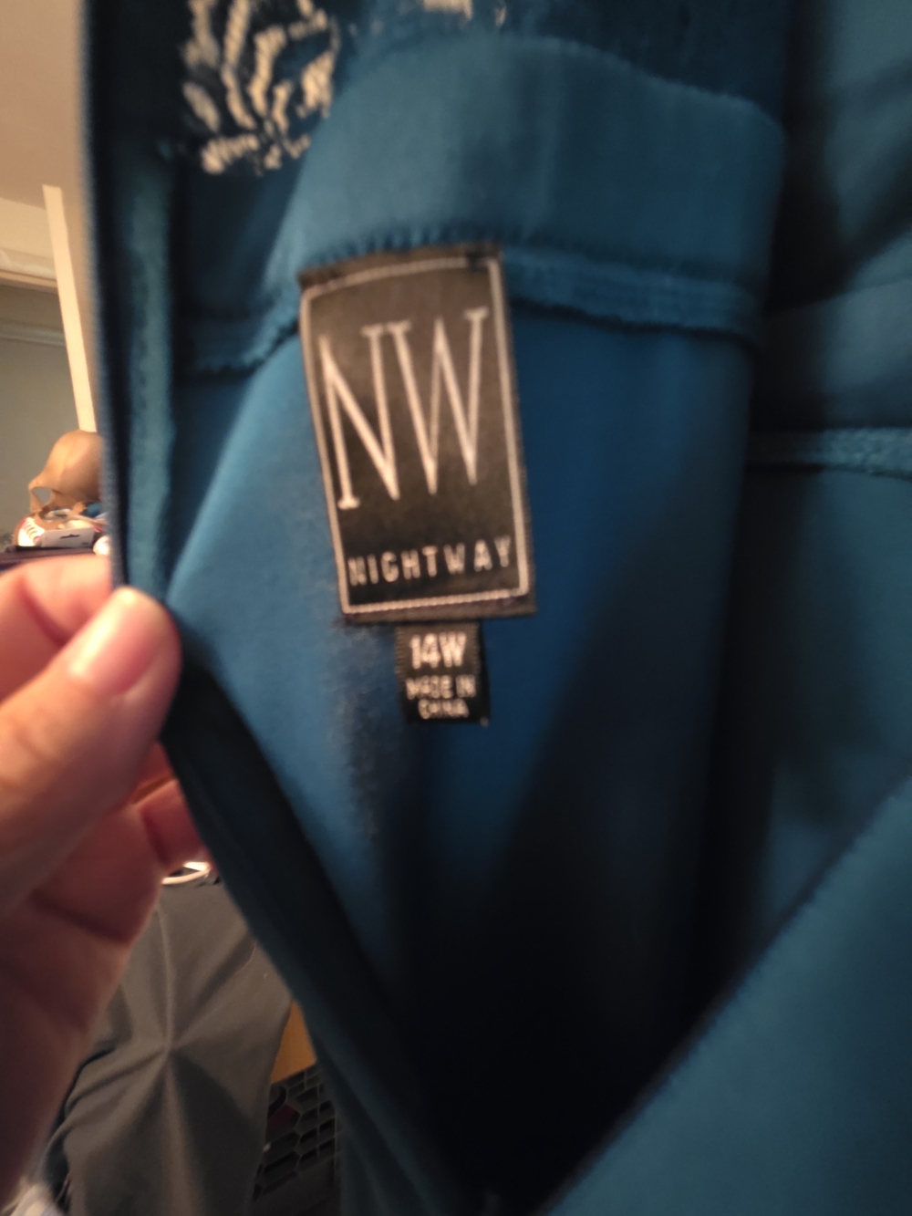 Night Way Collections Teal Women's Dress